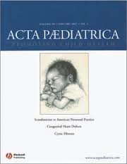 Acta Pediatrica
