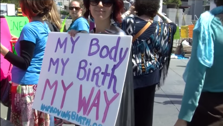 Birthkeeper protest photo