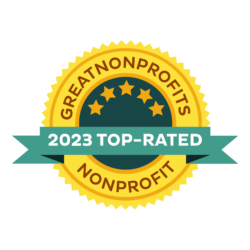 Great Nonprofits Top Rated Badge 2023