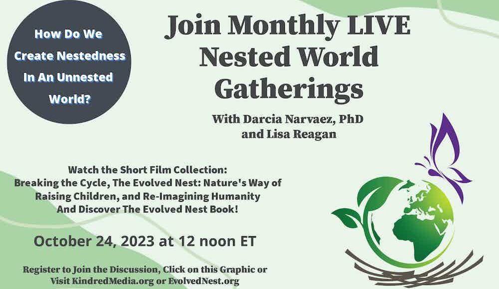 Nested World Discussions Graphic Green October 2023